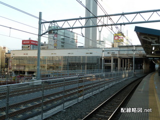 上野東京ライン（東北縦貫線）工事 秋葉原駅2(安全柵)