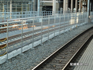 上野東京ライン（東北縦貫線）工事 秋葉原駅3(安全柵)