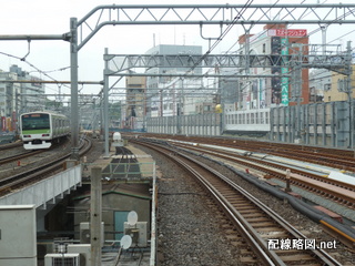 上野東京ライン（東北縦貫線）工事 御徒町駅1(上野方線路)