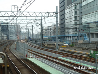 上野東京ライン（東北縦貫線）工事 秋葉原駅1(御徒町方線路)