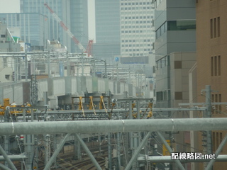 上野東京ライン（東北縦貫線）工事 秋葉原駅4(神田付近線路)