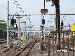 上野東京ライン（東北縦貫線）工事 上野駅1(下り出発信号機)