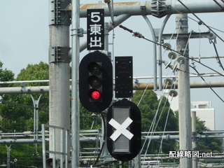 上野東京ライン（東北縦貫線）工事 上野駅2(5番線下り出発信号機)