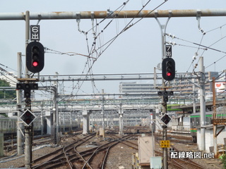 上野東京ライン（東北縦貫線）工事 上野駅3(6,7番線下り出発信号機)