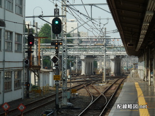 上野東京ライン（東北縦貫線）工事 上野駅4(8,9番線下り出発信号機)