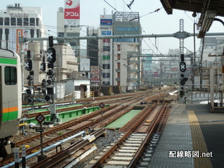 上野東京ライン（東北縦貫線）工事 上野駅15(6-9番線御徒町方)