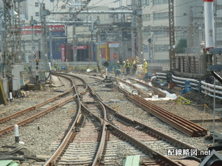 上野東京ライン（東北縦貫線）工事 上野駅17(7番線御徒町方)