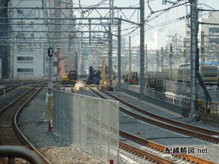 上野東京ライン（東北縦貫線）工事 秋葉原駅1(御徒町方線路)