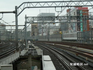 上野東京ライン工事 御徒町駅2014年7月