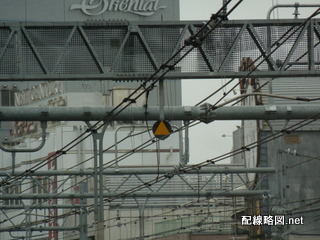上野東京ライン（東北縦貫線）工事 御徒町駅2(信号喚呼位置標)