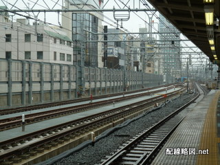 上野東京ライン（東北縦貫線）工事 御徒町駅5(秋葉原方線路)