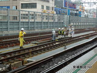 上野東京ライン（東北縦貫線）工事 御徒町駅10(工事の様子)