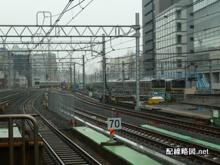 上野東京ライン（東北縦貫線）工事 秋葉原駅1(御徒町方線路)