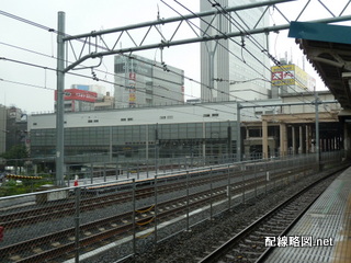 上野東京ライン（東北縦貫線）工事 秋葉原駅3(ホーム横部線路)