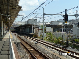 上野東京ライン（東北縦貫線）工事 上野駅5(5番線線路・第四場内信号機)