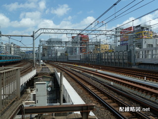 上野東京ライン（東北縦貫線）工事 御徒町駅1(上野方線路)