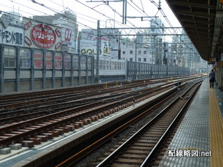 上野東京ライン（東北縦貫線）工事 御徒町駅4(ポイント部)