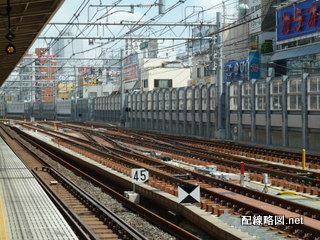 上野東京ライン（東北縦貫線）工事 御徒町駅5(ポイント部)