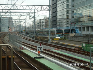 上野東京ライン（東北縦貫線）工事 秋葉原駅1(御徒町方線路)