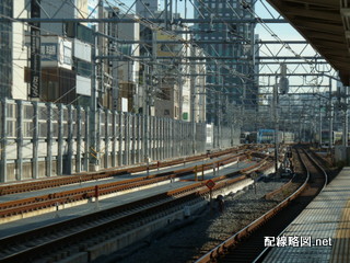 上野東京ライン（東北縦貫線）工事 御徒町駅7(秋葉原方線路)
