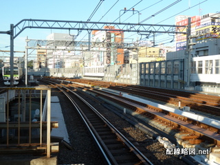 上野東京ライン（東北縦貫線）工事 御徒町駅1(上野方線路)