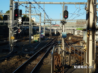 上野東京ライン工事 上野駅7(5番線尾久方のシーサスは工事済み)