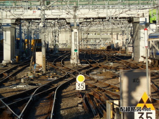 上野東京ライン工事 上野駅8(工事中のDSS)