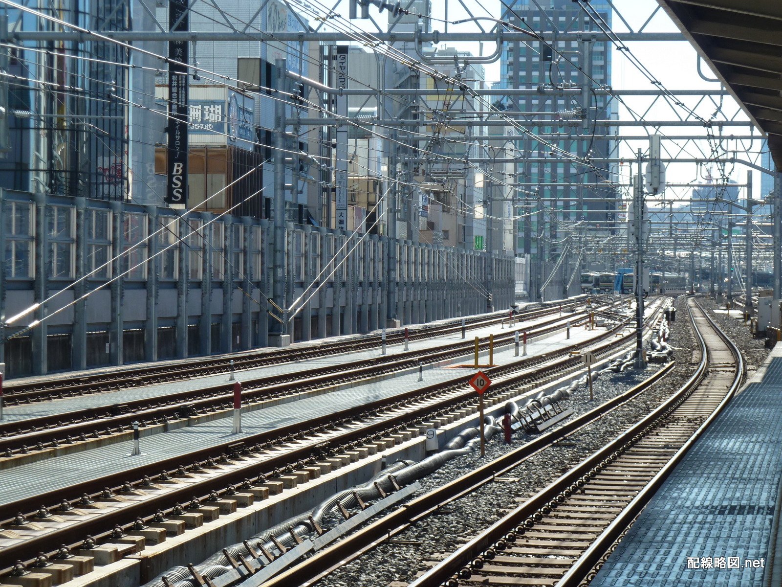 上野東京ライン工事 御徒町駅4(秋葉原方線路)