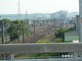 南四日市駅北側跨線橋