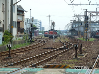 駅東側線路