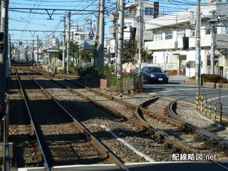 荒川車庫前停留場入出庫線