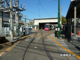 荒川電車営業所入口