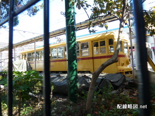 荒川電車営業所6000形6086号