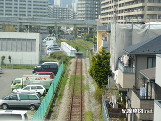 越中島貨物駅引上線