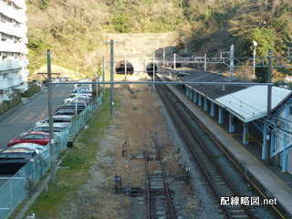 田浦駅構内