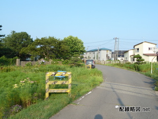 酒田食糧倉庫踏切跡