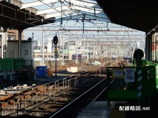 草加駅引上げ線予定地