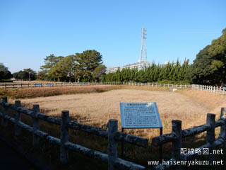 古代の川の跡