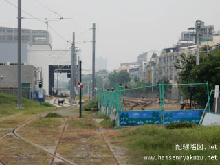 駅構内の車両基地