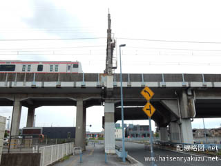 仮線の高架橋