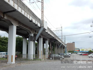 仮線の高架橋