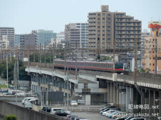 仮線の高架橋