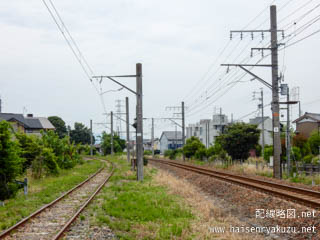 谷川踏切西豊川方