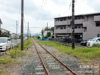 旧西豊川駅構内