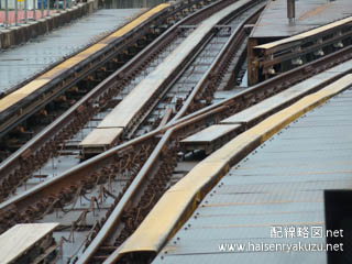 ゴンバッ駅の分岐器