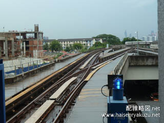 ゴンバッ駅の分岐器