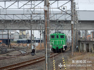 機関車が移動