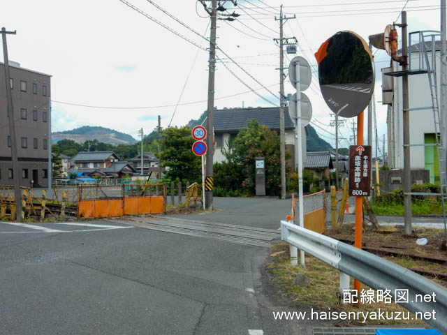 美濃赤坂駅踏切跡