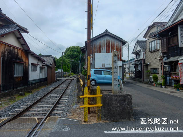 赤坂本町駅跡の石碑