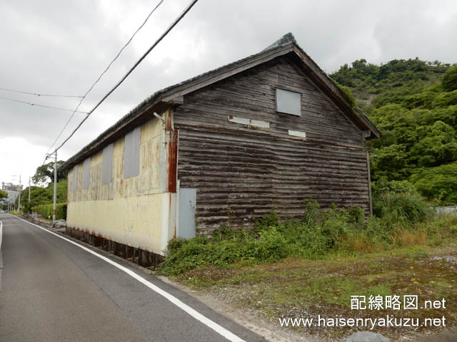 市橋駅跡の建屋